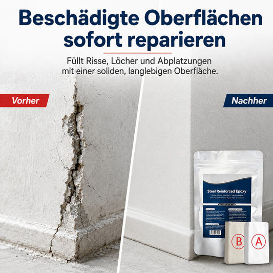 💥Jetzt 50% sparen🏠Stahlverstärkte Epoxid-Knetmasse für Metall, Holz und Kunststoff