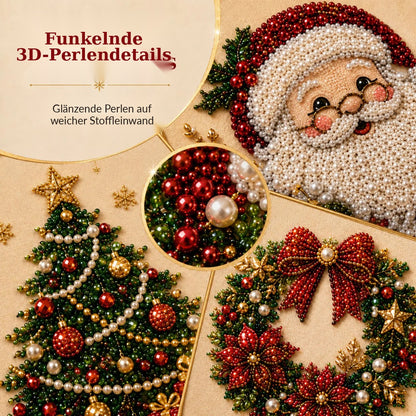 🧘Entspannend & Anfängerfreundlich - 🎨💎DIY-Weihnachts-Diamantmalerei-Set mit Rahmen