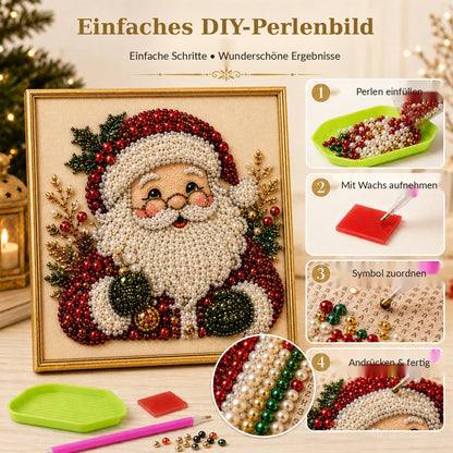 🧘Entspannend & Anfängerfreundlich - 🎨💎DIY-Weihnachts-Diamantmalerei-Set mit Rahmen