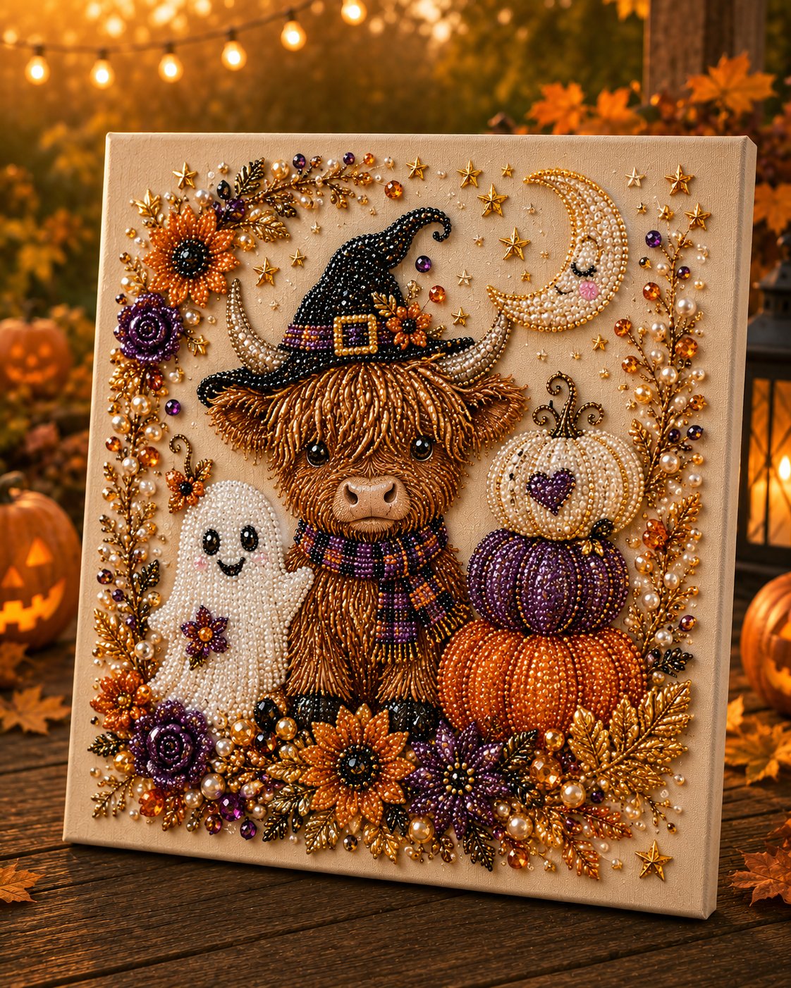 💥 Letzter Tag: 49 % Rabatt – 👻✨ Halloween-Perlenkunst-Bastelset – Verwandle kleine Perlen in gruselig-süße Magie
