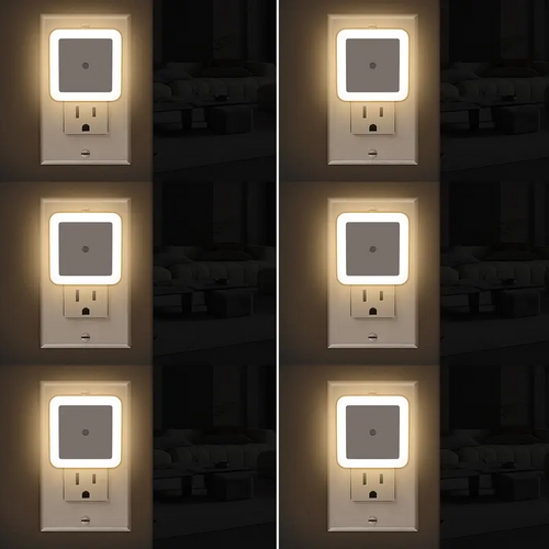 💡Last Day 70% OFF🔥Night Lights Plug into Wall 6-Pack