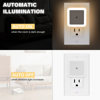 💡Last Day 70% OFF🔥Night Lights Plug into Wall 6-Pack