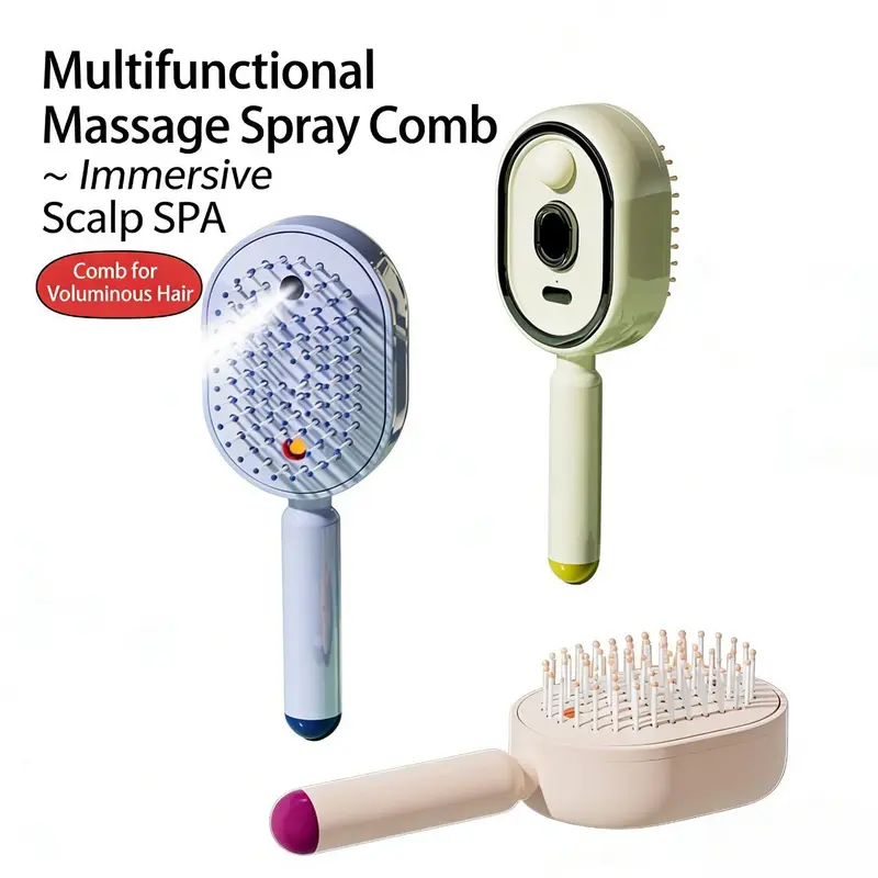 🔥Day Sale 50% OFF🎉Electric Spray Air Cushion Massage Comb