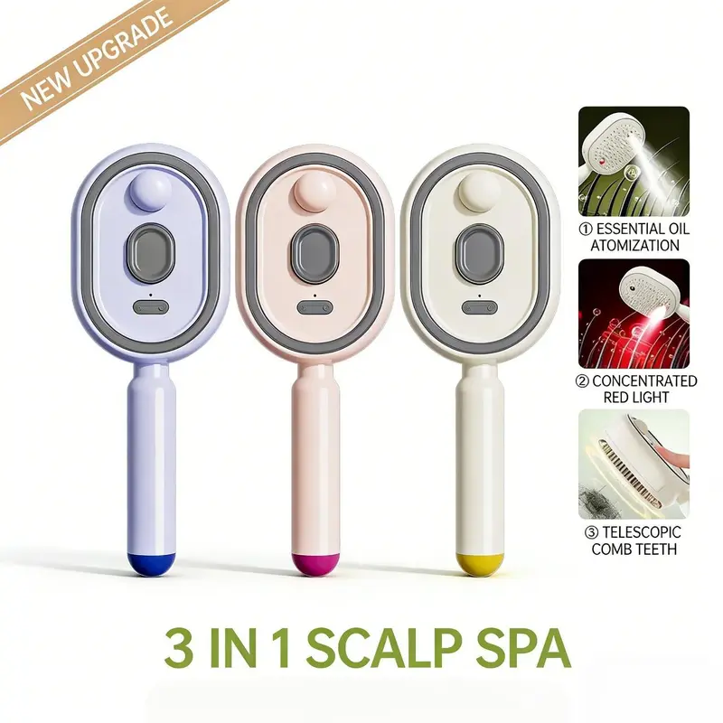 🔥Day Sale 50% OFF🎉Electric Spray Air Cushion Massage Comb