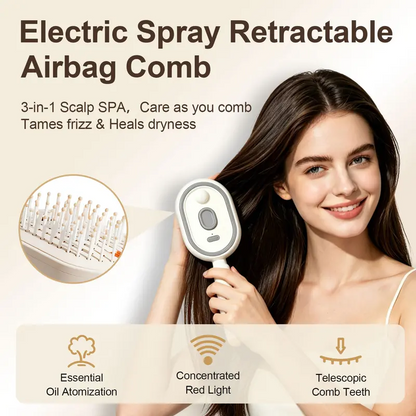 🔥Day Sale 50% OFF🎉Electric Spray Air Cushion Massage Comb
