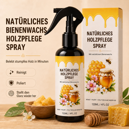 🐝Letzter Aktionstag:49%Rabatt🔥Bienenwachs-Pflegespray für Holz