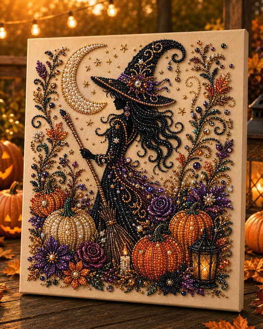 💥 Letzter Tag: 49 % Rabatt – 👻✨ Halloween-Perlenkunst-Bastelset – Verwandle kleine Perlen in gruselig-süße Magie