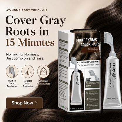 15-Minute Gray Root Touch-Up Comb🛒