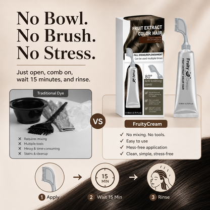 15-Minute Gray Root Touch-Up Comb🛒