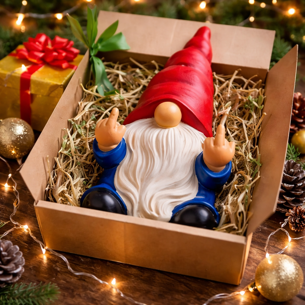 🔥Last Day 70% OFF🔥Middle Finger Gnome Statue