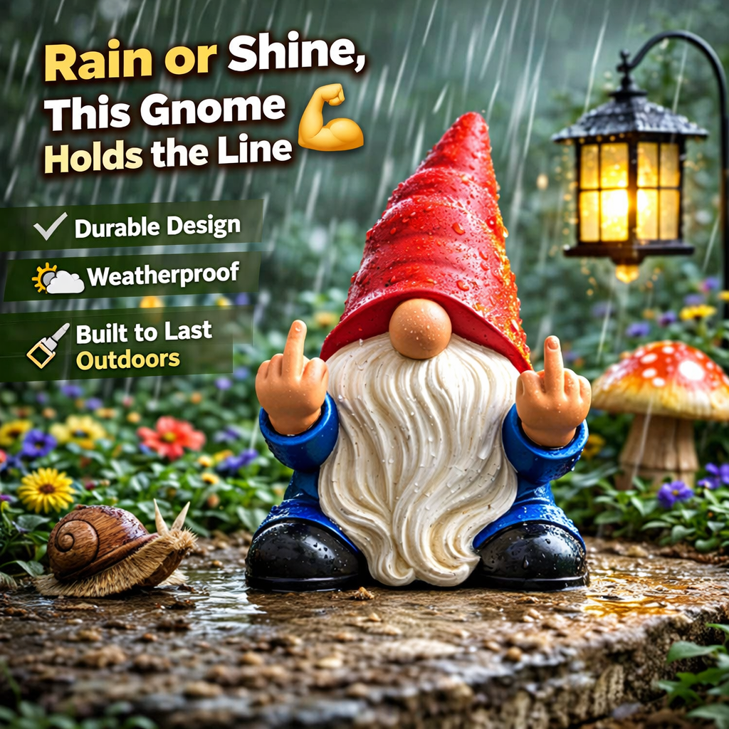 🔥Last Day 70% OFF🔥Middle Finger Gnome Statue