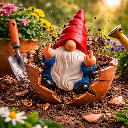 🔥Last Day 70% OFF🔥Middle Finger Gnome Statue