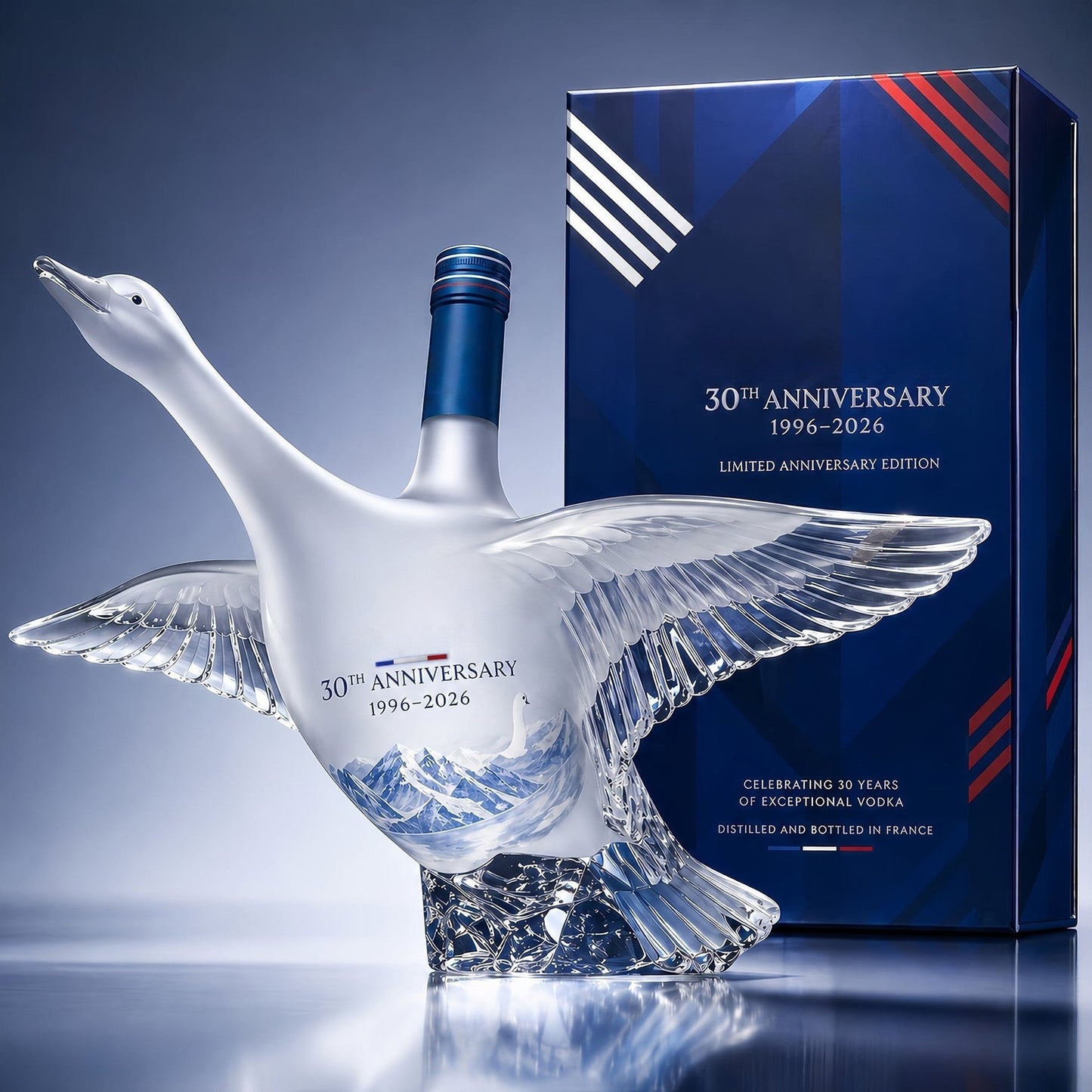 🪿50% OFF Father’s Day Gift 🎁Glass Craft Anniversary 3D Sculpted Vodka Bottle