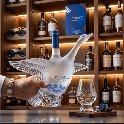 🪿50% OFF Father’s Day Gift 🎁Glass Craft Anniversary 3D Sculpted Vodka Bottle